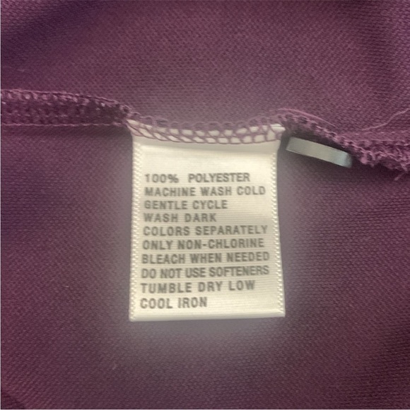 Greg Norman Purple Button Up Short Sleeve Shirt Wekopa Logo Size XXL - Picture 7 of 7